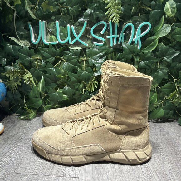 MEN\'S OAKLEY ASSAULT 2 BOOTS SIZE 12.5 Desert Tan Military Tactical Hiking main image 8